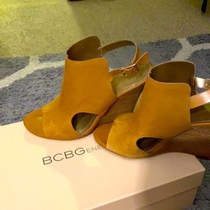 BCBG wedge shoe.
